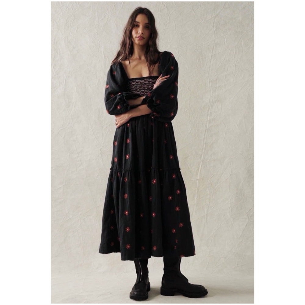 Nwot Free People Dahlia Maxi Dress Xs